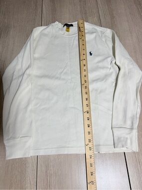 Polo by Ralph Lauren White Top with Navy/Gold Label